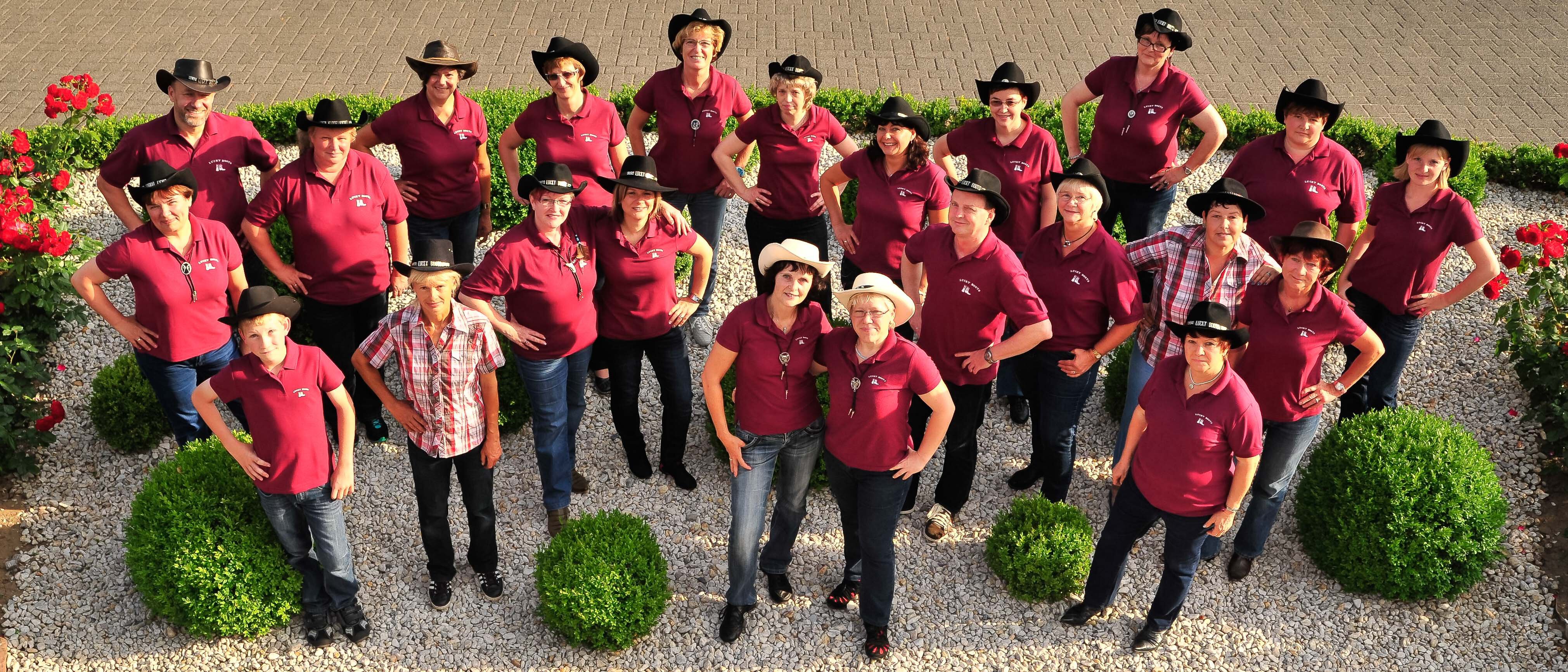 Lucky Boots Gruppenfoto